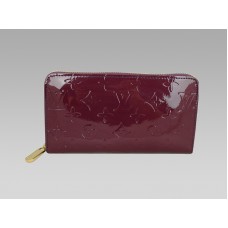 Louis Vuitton Monogramm Vernis Zippy Geldbörse Violett