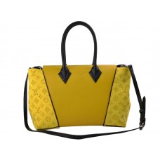 Louis Vuitton W Bag Pm Cuir Orferre Körper und Veau Cachemire Seiten Gelb