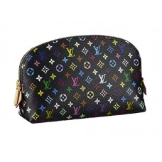 Louis Vuitton Monogram Multicolore Kosmetiktasche Schwarz