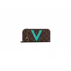 Louis Vuitton Monogram Insolite Geldbörse Türkis