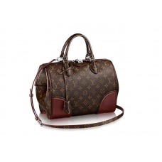 Louis Vuitton Monogram Doc PM Burgunderrot
