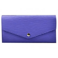Louis Vuitton Epi Leder Sarah Geldbörse Lila