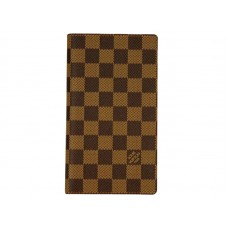 Louis Vuitton Damier Ebene Scheckbuch-Geldbörse