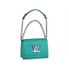 Louis Vuitton Epi Leder Twist MM Türkis