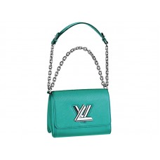 Louis Vuitton Epi Leder Twist PM Türkis