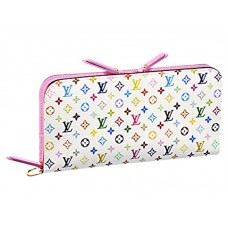 Louis Vuitton Mehrfarbige Ungewöhnliche Geldbörse Litschi