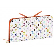 Louis Vuitton Mehrfarbige, ungewöhnliche Geldbörse Orange