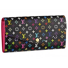 Louis Vuitton Sarah Geldbörse, mehrfarbig, Schwarz