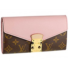 Louis Vuitton Monogramm Pallas Geldbörse Rose Ballerine