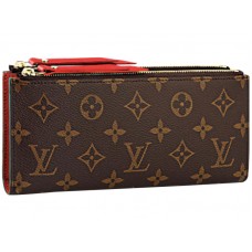 Louis Vuitton Monogram Canvas Adele Portemonnaie Coquelicot