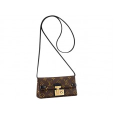 Louis Vuitton Monogram Canvas Dreieck-Ketten-Geldbörse