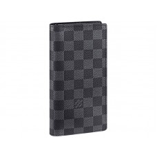 Lange Louis Vuitton Damier Graphit-Geldbörse