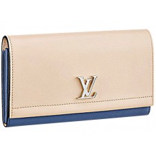 Louis Vuitton Lockme Ii Geldbörse Vanille Bleu