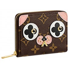 Louis Vuitton Monogram Canvas Zippy Münzgeldbörse Ein entzückender Hund