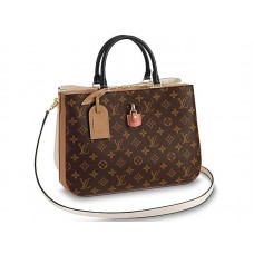 Louis Vuitton Millefeuille Monogramm Leinwand Sesampfirsich m44255