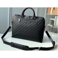 Louis Vuitton Damier Infini Avenue Soft Aktentasche aus Leder n41019