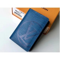 Louis Vuitton Epi Leder-Taschenorganizer Blau Azur m63517