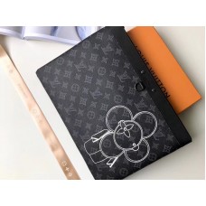 Louis Vuitton Monogramm Eclipse Leder Pochette Apollo m62897