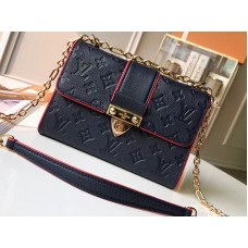 Louis Vuitton Monogramm Empreinte Leder Pochette Metis Marinerot m44071