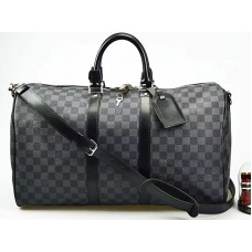 Louis Vuitton Damier Graphit Canvas Keepall Bandouliere 45 n41418