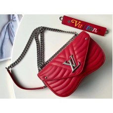 Louis Vuitton New Wave Leder-Kettentasche MM m51943