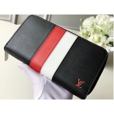 Louis Vuitton Epi Leder Zippy Geldbörse Schwarz m62983