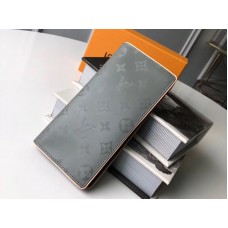 Louis Vuitton Monogram Titanium Brazza Geldbörse m63236
