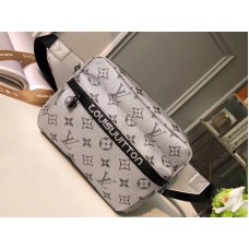 Louis Vuitton Monogram Bauchtasche PM Silber m43828