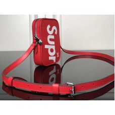 Louis Vuitton x Supreme Epi-Leder Donau PPM Rot