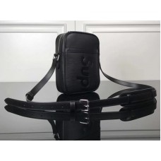 Louis Vuitton x Supreme Epi Leder Danube PPM Schwarz