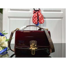 Louis Vuitton Miroir Vernis Lackleder Kirschholz Bb Burgunderrot m51952