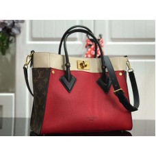Louis Vuitton Monogram Canvas On My Side Kalbsleder Piratenrot m53824