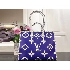 Louis Vuitton Monogram Giant Canvas Onthego Blau m44569