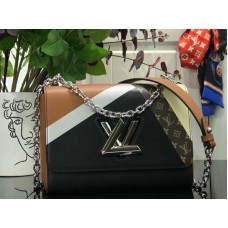 Louis Vuitton Epi Leder Twist MM Noir Tan m50281