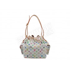 Louis Vuitton Mehrfarbiges weißes Petit Noe