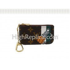 Louis Vuitton Monogramm Bräutigam Pochette Cles Grün