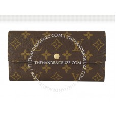Louis Vuitton Monogram Sarah Geldbörse Leopard Rot Fauvist